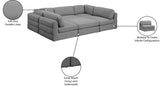Beckham Modular Sectional Sofa - Soft Beige Linen Upholstery for Contemporary Living Spaces