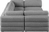 Beckham Modular Sectional Sofa - Soft Beige Linen Upholstery for Contemporary Living Spaces