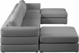 Beckham Modular Sectional Sofa - Soft Beige Linen Upholstery for Contemporary Living Spaces