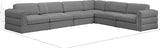 Beckham Modular Sectional Sofa - Soft Beige Linen Upholstery for Contemporary Living Spaces