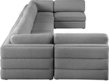 Beckham Modular Sectional Sofa - Soft Beige Linen Upholstery for Contemporary Living Spaces