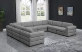 Beckham Modular Sectional Sofa - Soft Beige Linen Upholstery for Contemporary Living Spaces