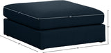 Beckham Contemporary Modular Ottoman - Soft Upholstered Design for Versatile Living Spaces