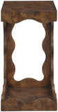 Vassa - Burl Veneer End Table