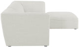 Miramar Modular Sectional: Luxurious Cream Linen Upholstery for Ultimate Comfort and Style