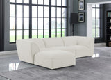 Miramar Modular Sectional: Luxurious Cream Linen Upholstery for Ultimate Comfort and Style
