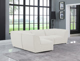 Miramar Modular Sectional: Luxurious Cream Linen Upholstery for Ultimate Comfort and Style