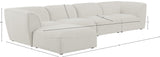 Miramar Modular Sectional: Luxurious Cream Linen Upholstery for Ultimate Comfort and Style