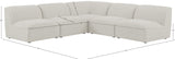 Miramar Modular Sectional: Luxurious Cream Linen Upholstery for Ultimate Comfort and Style