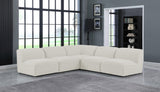 Miramar Modular Sectional: Luxurious Cream Linen Upholstery for Ultimate Comfort and Style