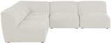 Miramar Modular Sectional: Luxurious Cream Linen Upholstery for Ultimate Comfort and Style
