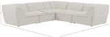 Miramar Modular Sectional: Luxurious Cream Linen Upholstery for Ultimate Comfort and Style