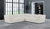 Miramar Modular Sectional: Luxurious Cream Linen Upholstery for Ultimate Comfort and Style