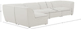 Miramar Modular Sectional: Luxurious Cream Linen Upholstery for Ultimate Comfort and Style