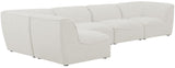 Miramar Modular Sectional: Luxurious Cream Linen Upholstery for Ultimate Comfort and Style