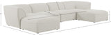 Miramar Modular Sectional: Luxurious Cream Linen Upholstery for Ultimate Comfort and Style
