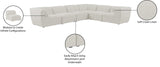 Miramar Modular Sectional: Luxurious Cream Linen Upholstery for Ultimate Comfort and Style