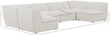 Miramar Modular Sectional: Luxurious Cream Linen Upholstery for Ultimate Comfort and Style