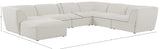 Miramar Modular Sectional: Luxurious Cream Linen Upholstery for Ultimate Comfort and Style