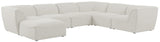 Miramar Modular Sectional: Luxurious Cream Linen Upholstery for Ultimate Comfort and Style