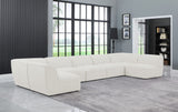 Miramar Modular Sectional: Luxurious Cream Linen Upholstery for Ultimate Comfort and Style