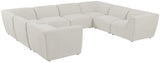 Miramar Modular Sectional: Luxurious Cream Linen Upholstery for Ultimate Comfort and Style
