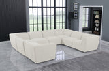 Miramar Modular Sectional: Luxurious Cream Linen Upholstery for Ultimate Comfort and Style