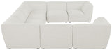 Miramar Modular Sectional: Luxurious Cream Linen Upholstery for Ultimate Comfort and Style