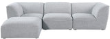 Miramar Modular Sectional Sofa - Soft Cream Linen Upholstery, Contemporary Design for Stylish Comfort
