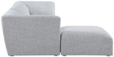 Miramar Modular Sectional Sofa - Soft Cream Linen Upholstery, Contemporary Design for Stylish Comfort