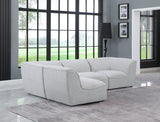 Miramar Modular Sectional Sofa - Soft Cream Linen Upholstery, Contemporary Design for Stylish Comfort