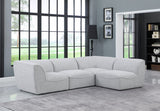 Miramar Modular Sectional Sofa - Soft Cream Linen Upholstery, Contemporary Design for Stylish Comfort
