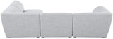 Miramar Modular Sectional Sofa - Soft Cream Linen Upholstery, Contemporary Design for Stylish Comfort
