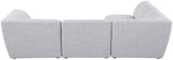 Miramar Modular Sectional Sofa - Soft Cream Linen Upholstery, Contemporary Design for Stylish Comfort