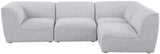 Miramar Modular Sectional Sofa - Soft Cream Linen Upholstery, Contemporary Design for Stylish Comfort