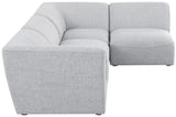 Miramar Modular Sectional Sofa - Soft Cream Linen Upholstery, Contemporary Design for Stylish Comfort