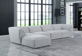 Miramar Modular Sectional Sofa - Soft Cream Linen Upholstery, Contemporary Design for Stylish Comfort