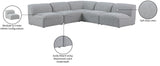 Miramar Modular Sectional Sofa - Soft Cream Linen Upholstery, Contemporary Design for Stylish Comfort