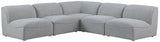 Miramar Modular Sectional Sofa - Soft Cream Linen Upholstery, Contemporary Design for Stylish Comfort
