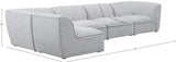 Miramar Modular Sectional Sofa - Soft Cream Linen Upholstery, Contemporary Design for Stylish Comfort