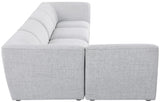 Miramar Modular Sectional Sofa - Soft Cream Linen Upholstery, Contemporary Design for Stylish Comfort