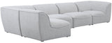 Miramar Modular Sectional Sofa - Soft Cream Linen Upholstery, Contemporary Design for Stylish Comfort
