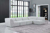 Miramar Modular Sectional Sofa - Soft Cream Linen Upholstery, Contemporary Design for Stylish Comfort