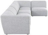 Miramar Modular Sectional Sofa - Soft Cream Linen Upholstery, Contemporary Design for Stylish Comfort