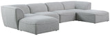 Miramar Modular Sectional Sofa - Soft Cream Linen Upholstery, Contemporary Design for Stylish Comfort