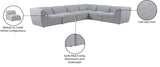 Miramar Modular Sectional Sofa - Soft Cream Linen Upholstery, Contemporary Design for Stylish Comfort
