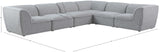 Miramar Modular Sectional Sofa - Soft Cream Linen Upholstery, Contemporary Design for Stylish Comfort