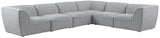 Miramar Modular Sectional Sofa - Soft Cream Linen Upholstery, Contemporary Design for Stylish Comfort