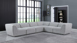 Miramar Modular Sectional Sofa - Soft Cream Linen Upholstery, Contemporary Design for Stylish Comfort