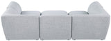 Miramar Modular Sectional Sofa - Soft Cream Linen Upholstery, Contemporary Design for Stylish Comfort